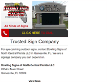 Tablet Screenshot of dowlingsigns.com